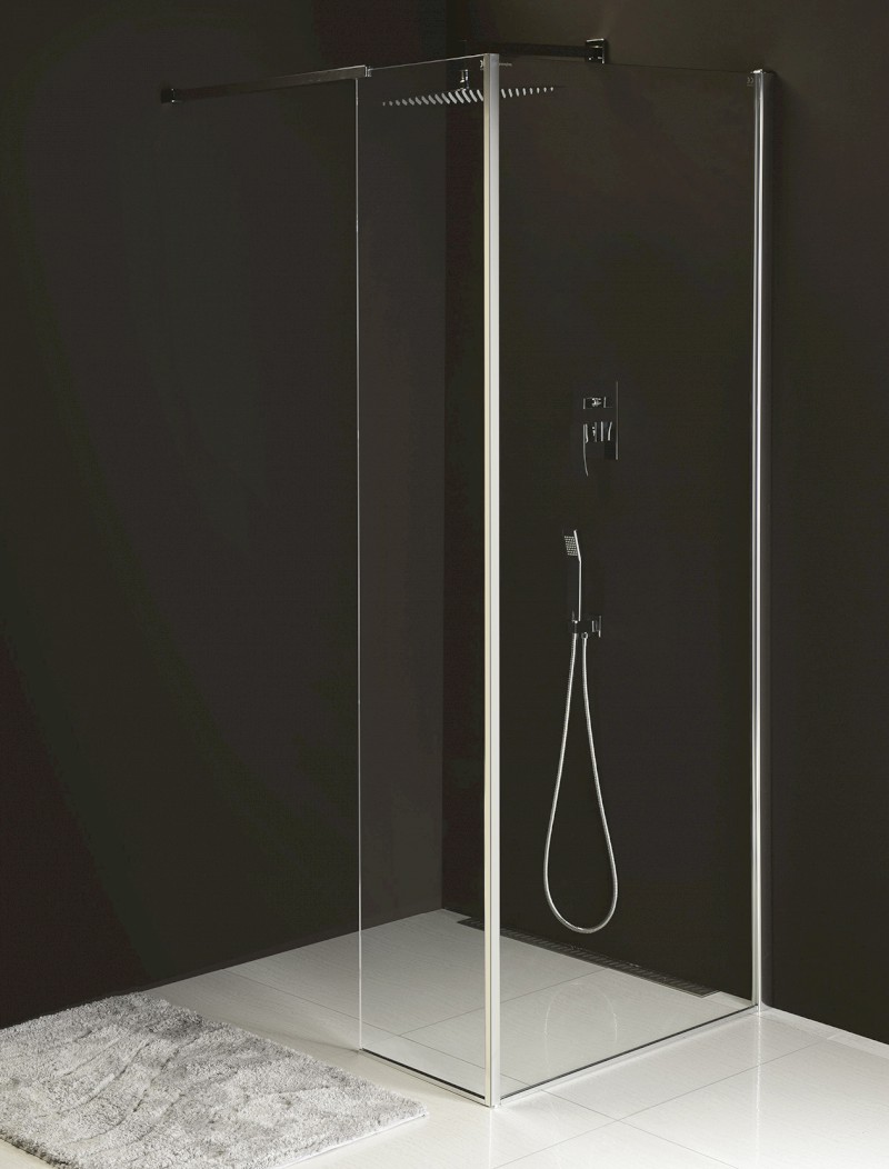 MODULAR SHOWER pevný panel k instalaci na stěnu modulu MS2, 1200 mm, pravý MS2B-120R