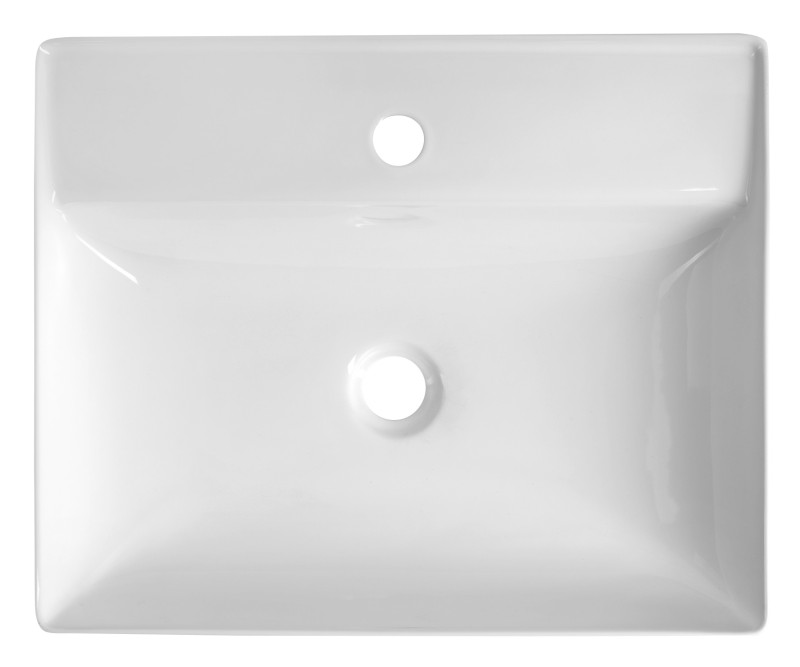 CALLIS keramické umyvadlo na desku 52x42cm, bílá NP372