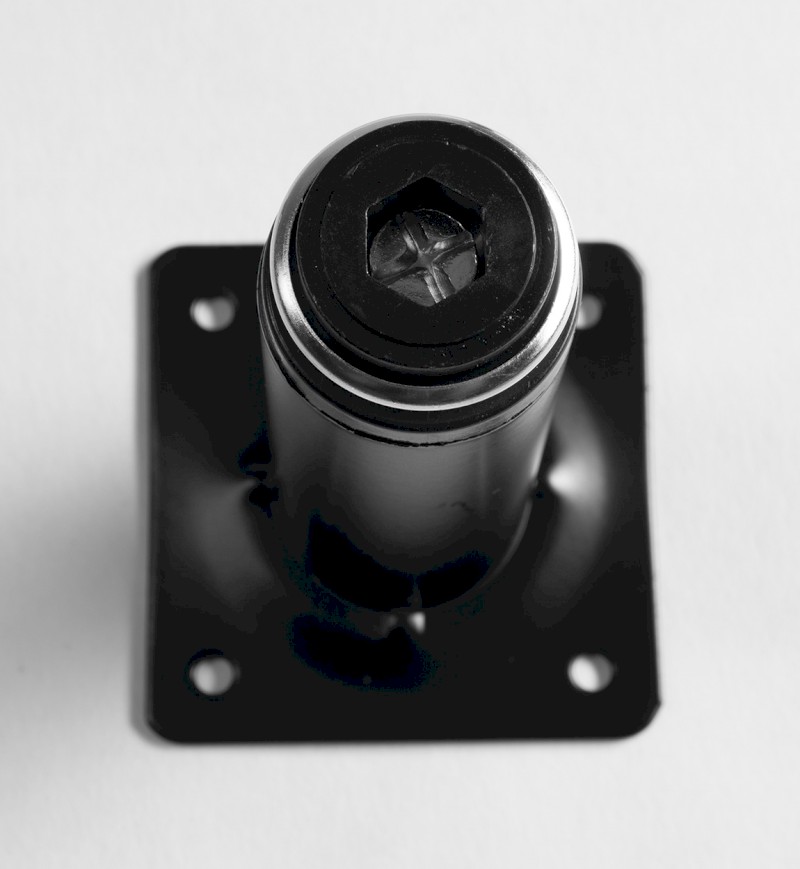 KERAMIA FRESH výškově stavitelná nožička, výška 100-110mm, černá mat 10077B