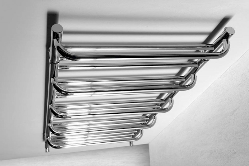 MANISA otopné těleso 600x1328mm, s pěti madly pro ručník, chrom IZ111