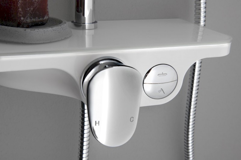 MARCO sprchový sloup s pákovou baterií, chrom SL100