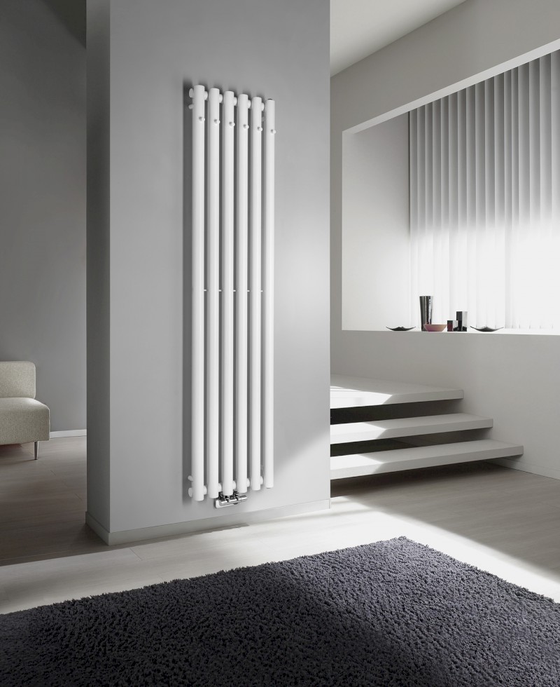 PILON otopné těleso 418x1800mm, se šesti háčky pro ručník, bílá mat IZ131T