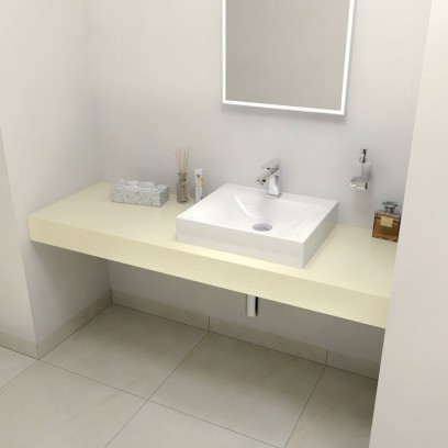 TAILOR rockstone deska 130x50 cm, provedení límce F TR130F