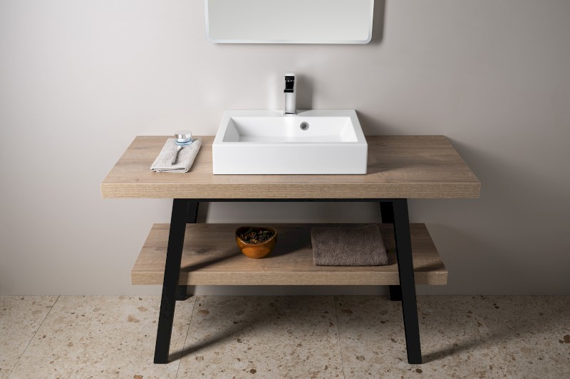 ORINOKO umyvadlo, litý mramor, 50x42cm, bílá OR050