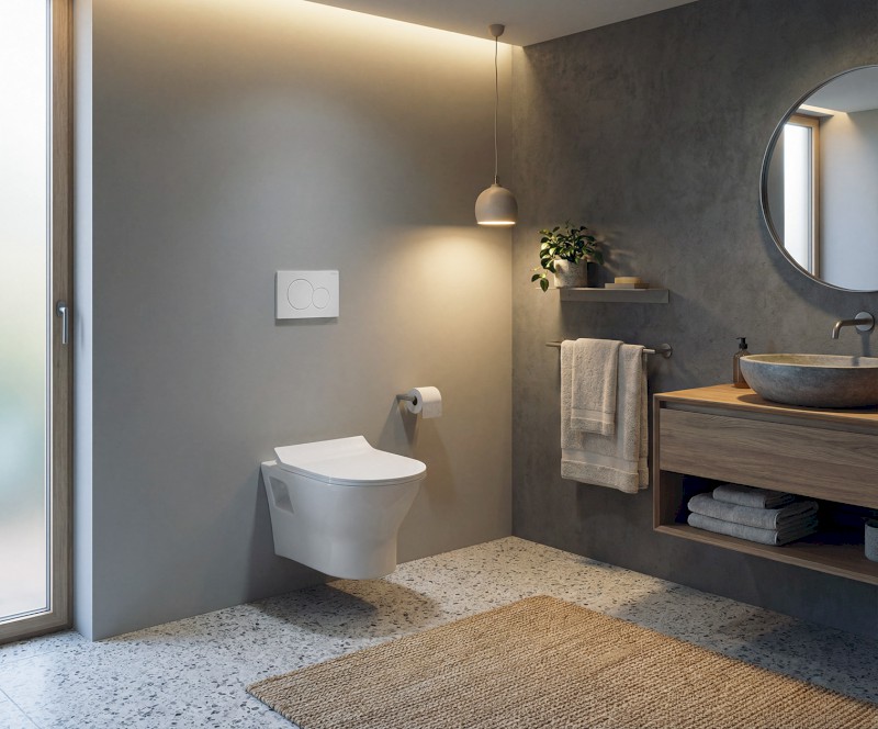 IMOGEN závěsná WC mísa, Rimless, 36x50cm, bílá 201.508.0