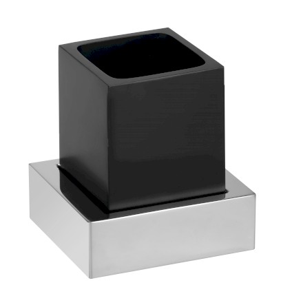 X-STEEL sklenka na postavení, černá mat XS105B