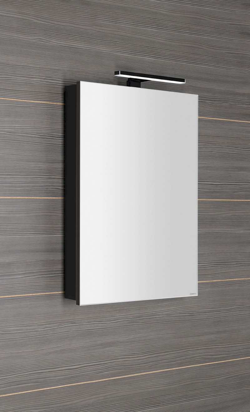 GRETA galerka s LED osvětlením, 50x70x14cm, černá mat GR055-0035