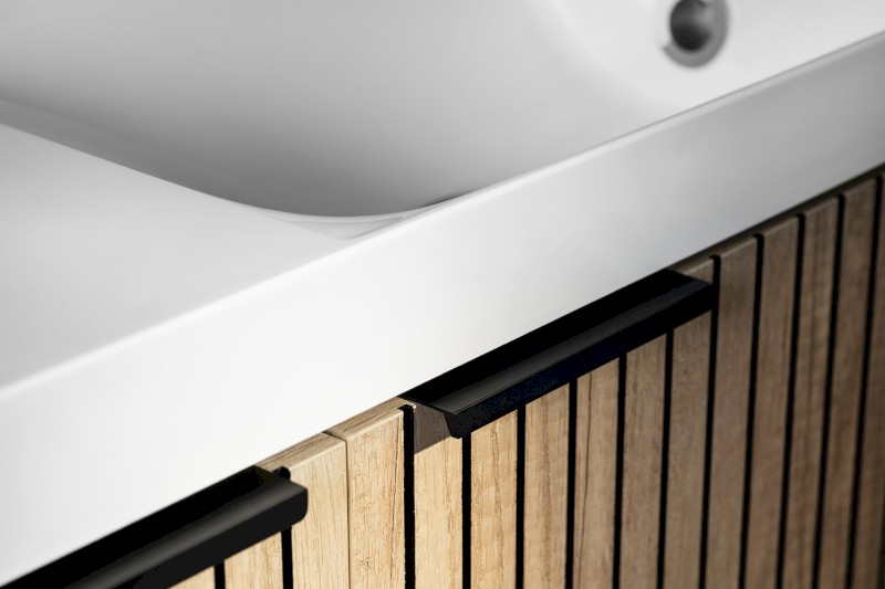 Kovová úchytka, 110/96mm, černá mat CT096B