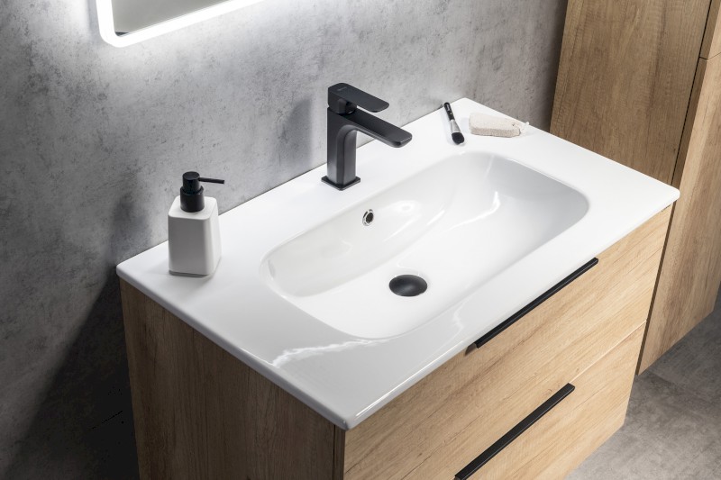 PIEDRA keramické umyvadlo nábytkové 81x46,5cm, bílá 43081