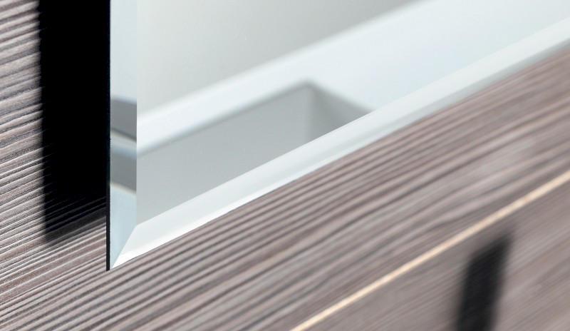 FLANCO zrcadlo s fazetou 50x70cm, CU free 22530