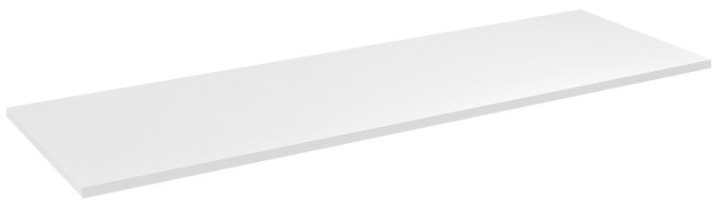 CIRASA deska DTDL 131x1,8x46,5cm, bílá lesk CR131-3030