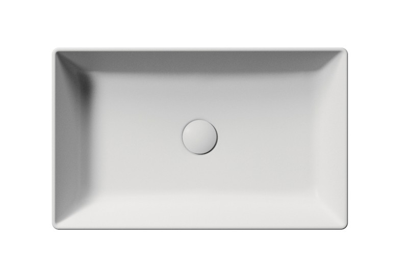 KUBE X keramické umyvadlo na desku, 60x37cm, bílá mat 945309