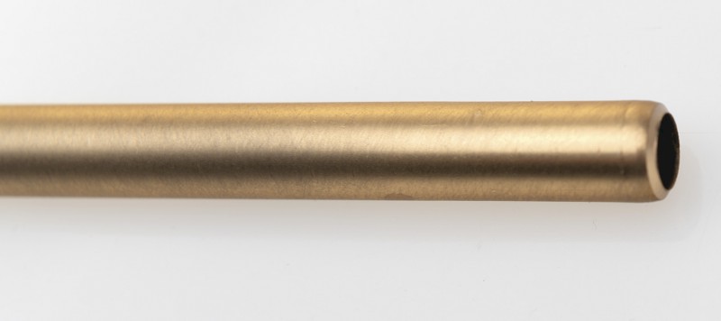 Pevná připojovací trubka 10mm-M10x1, 30 cm, zlato mat TUB39