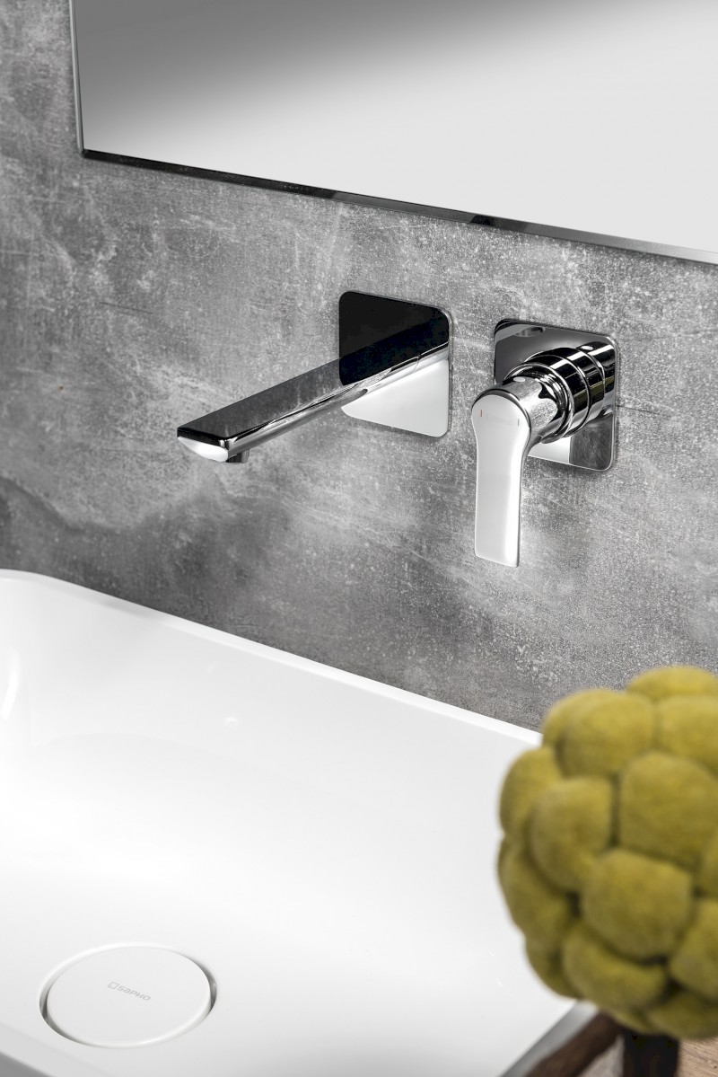 PAX podomítková dvouprvková umyvadlová baterie, chrom XA08