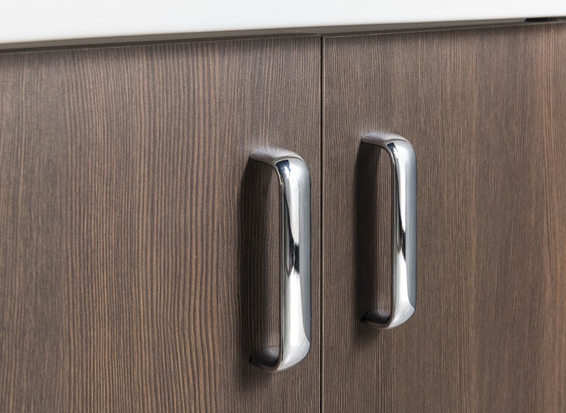 THEIA umyvadlová skříňka 66,3x70x35cm, 2x dvířka, dub alabama TH072-2222