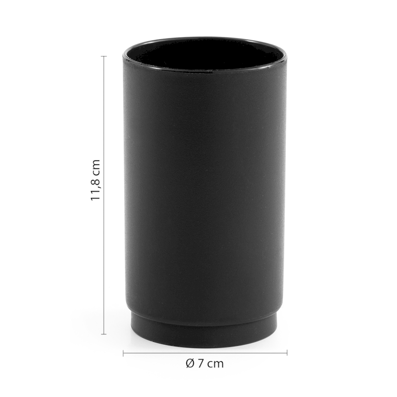 SHARON sklenka na postavení, černá SH9814