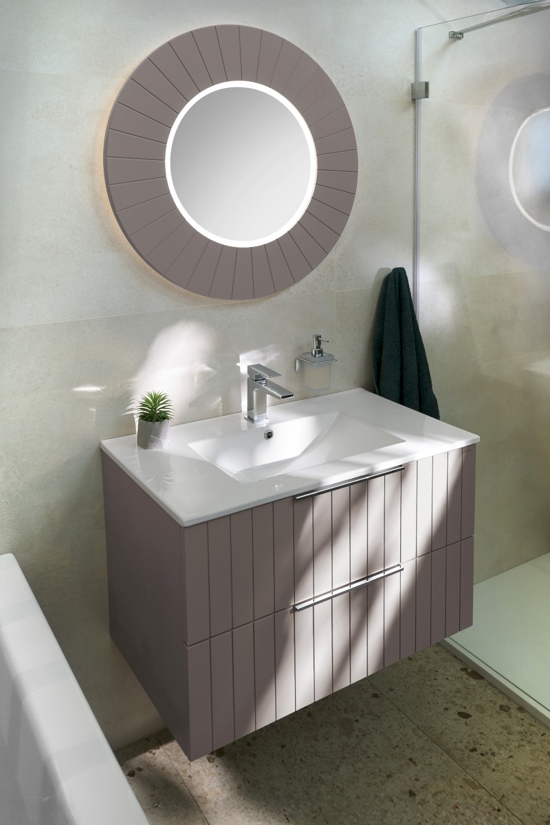 CIRASA STRIP umyvadlová skříňka 69,8x52x46cm, agila CR701-4343S