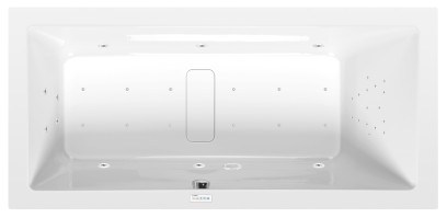 MARLENE hydromasážní vana, 180x80x48cm, Highline Hydro-Air, chrom 72034.6010