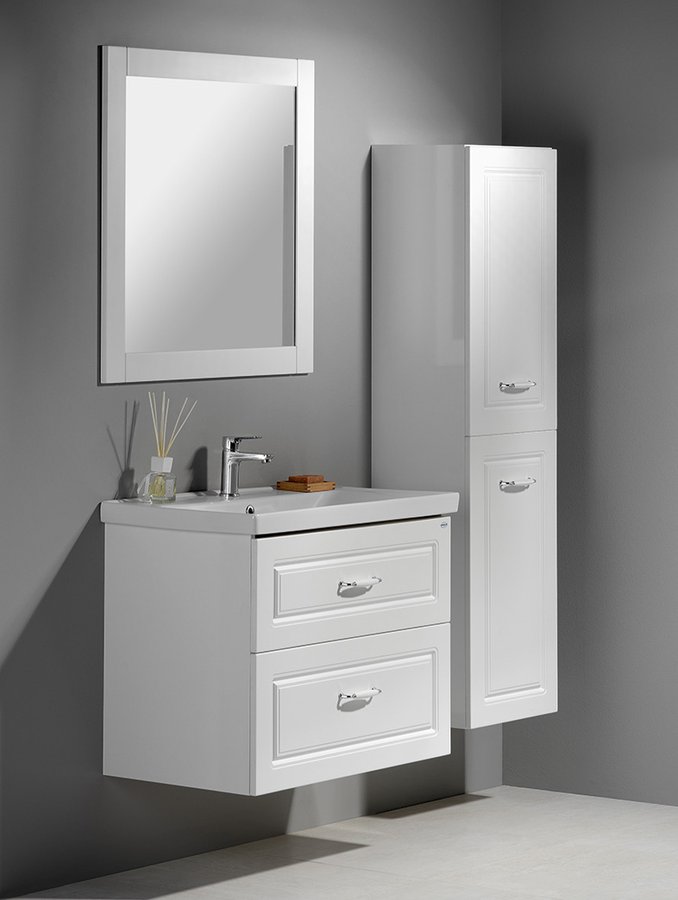 SAVA 80 keramické umyvadlo nábytkové 80x46cm, bílá 2080