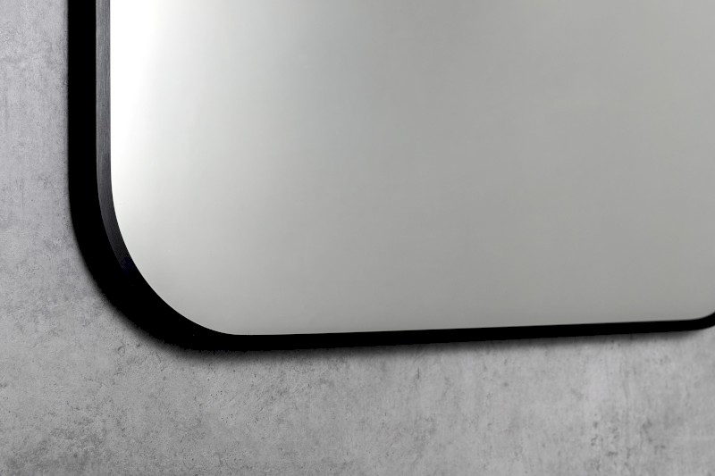 AROWANA zrcadlo v rámu 60x80cm, černá mat AWB0600