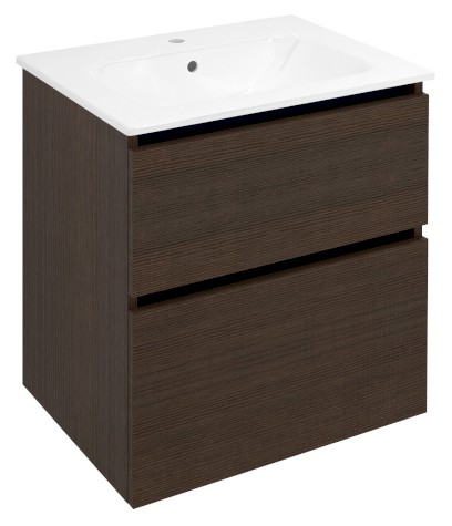 EZARA umyvadlová skříňka 59,2x64x46cm, borovice rustik EZ601-1616