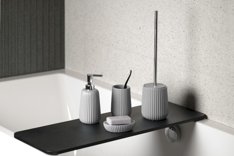 MARIKA dávkovač mýdla na postavení, šedá MK8008