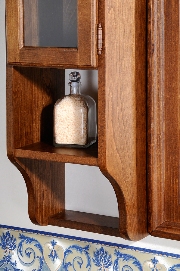 RETRO skříňka k zrcadlu 25x115x20cm, levá, buk 1700