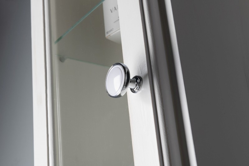 RETRO skříňka k zrcadlu 25x115x20cm, levá, starobílá 1706