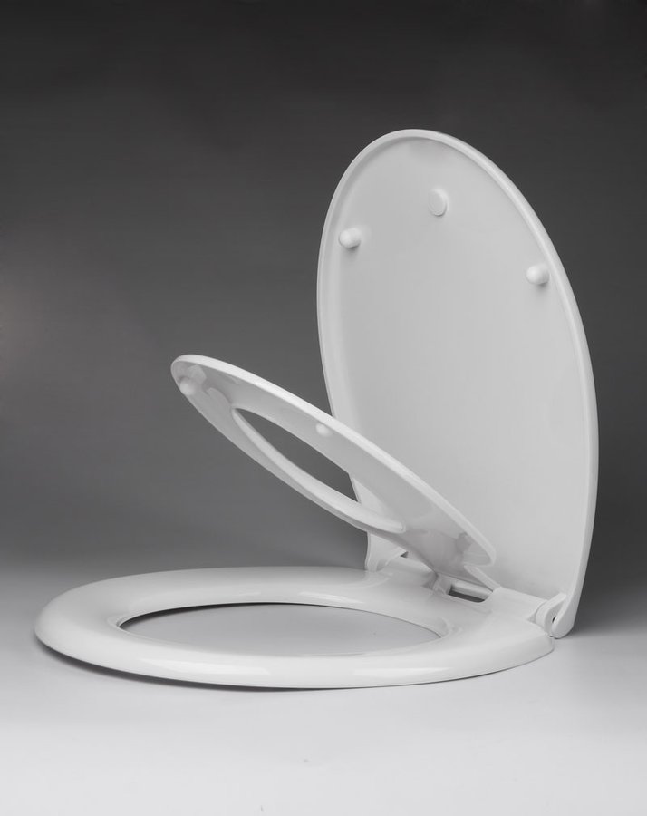 WC sedátko s integrovaným dětským sedátkem, Soft Close, Easy Take, bílá FS125