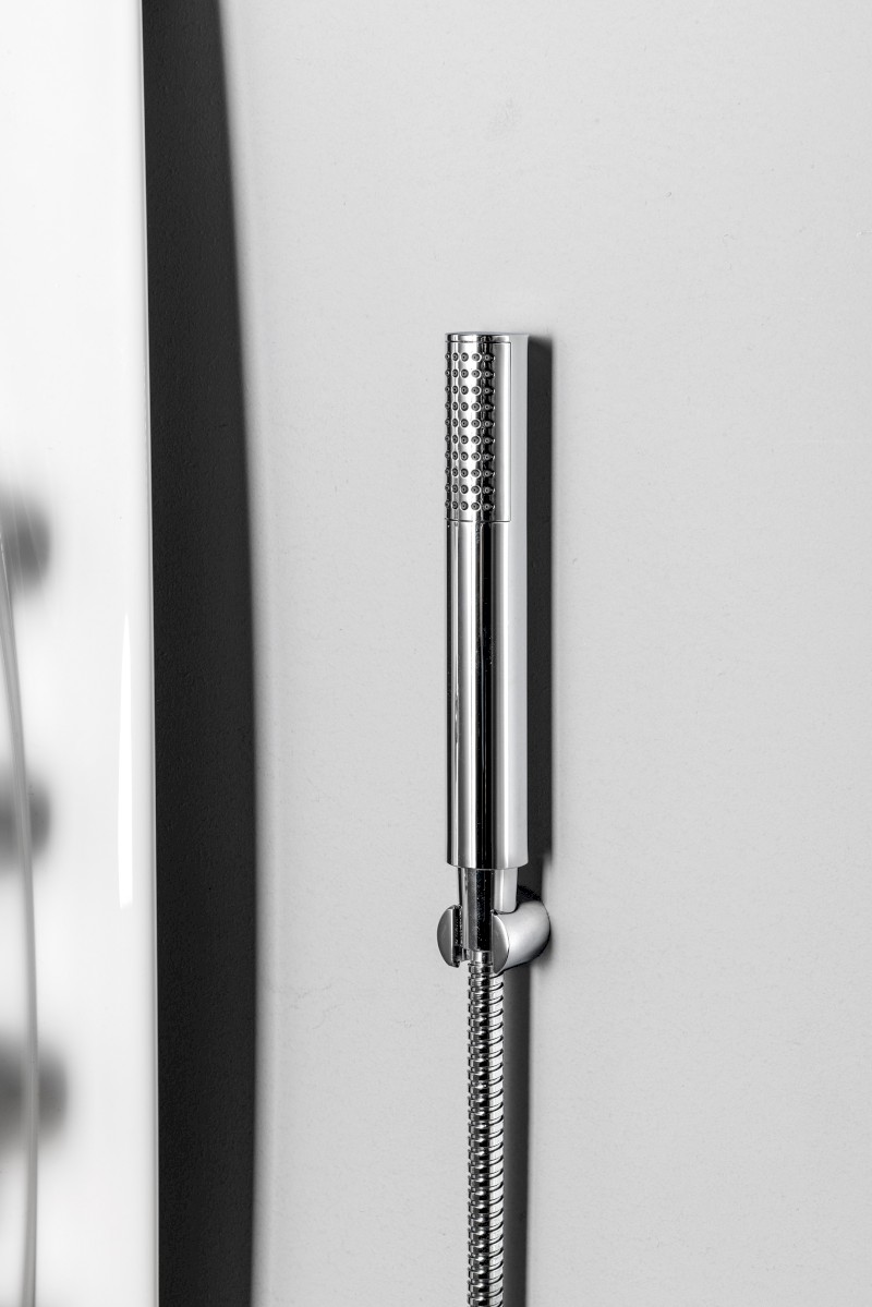 MOLA termostatický sprchový panel rohový 210x1300mm, bílá 80372