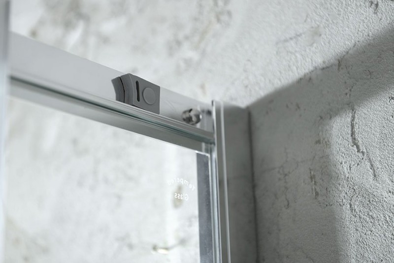 ARLETA čtvrtkruhová sprchová zástěna 800x800mm, čiré sklo HLS800Y