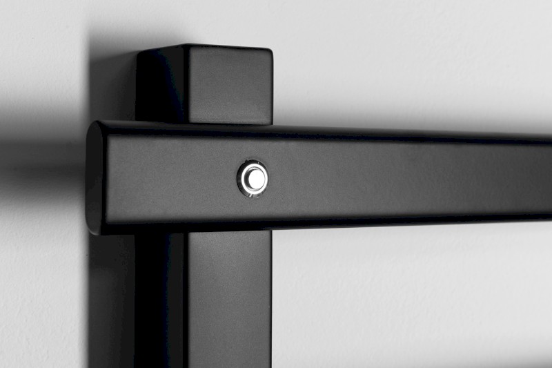 ELCOR elektrický sušák ručníků 480x520x50 mm, 63 W, černá mat EB530