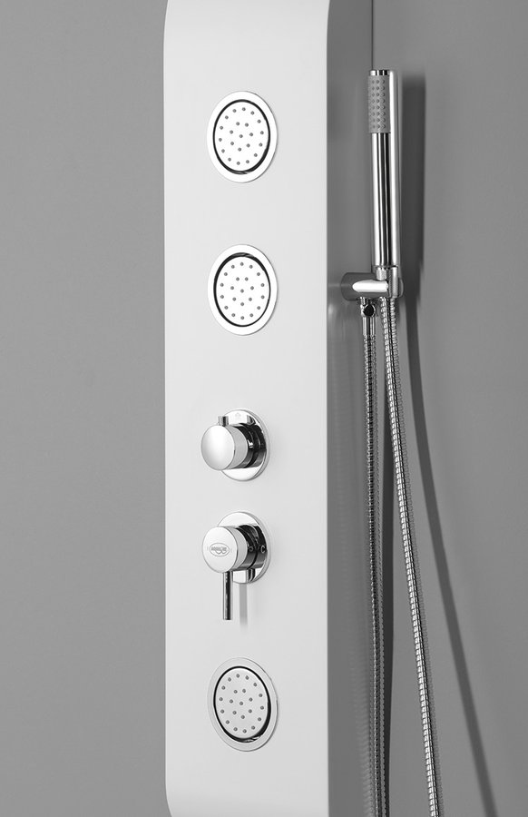 YUKI sprchový panel 210x1400mm, bílá mat SL290