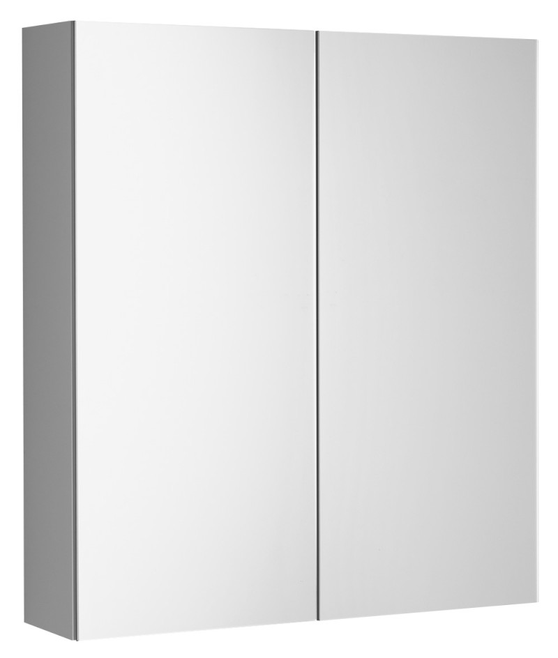 NEON koupelnová galerka, oboustranné zrcadlo, 60x66,5cm, bílá 501.200.0