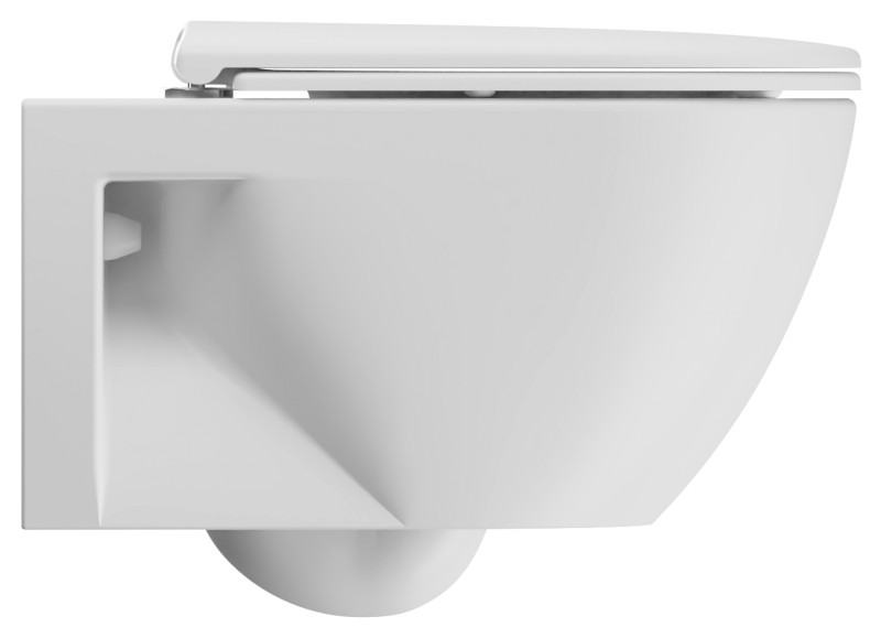 PURA ECO závěsná WC mísa, Swirlflush, 36x55cm, bílá dual-mat 880709