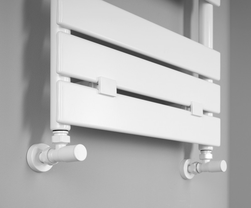 C-START připojovací sada ventilů ruční rohová, bílá SC237W