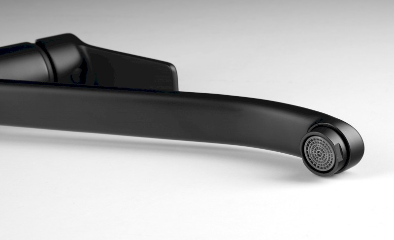 SINTRA stojánková dřezová baterie, černá mat SX070B