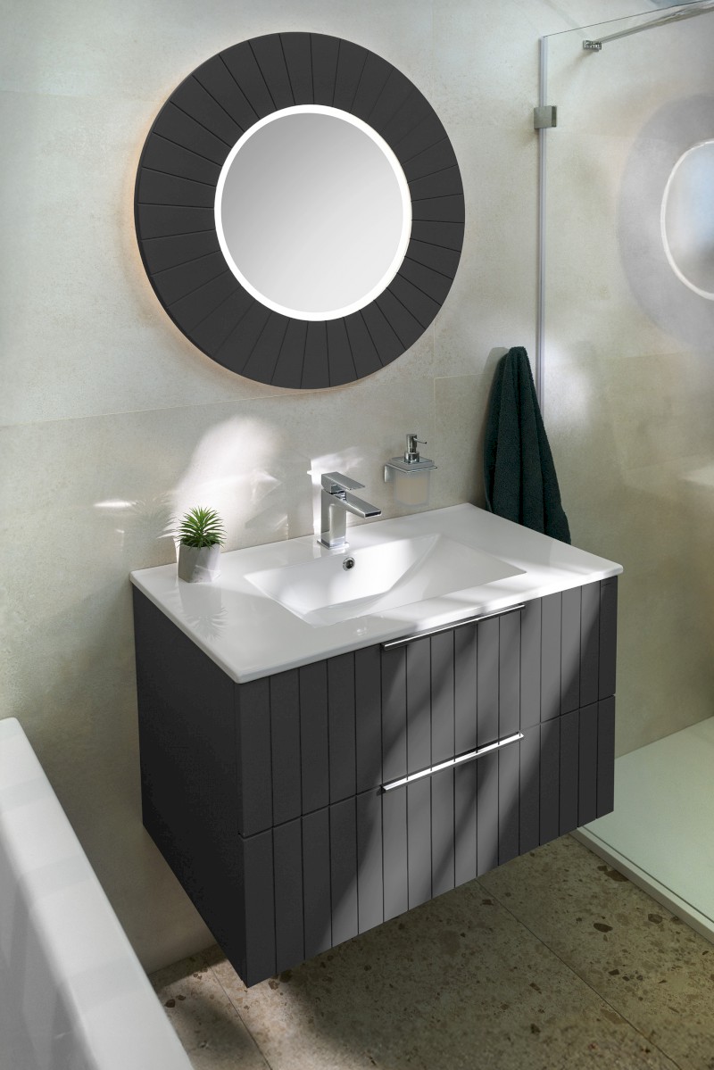 CIRASA STRIP umyvadlová skříňka 69,8x52x46cm, carina CR701-4141S