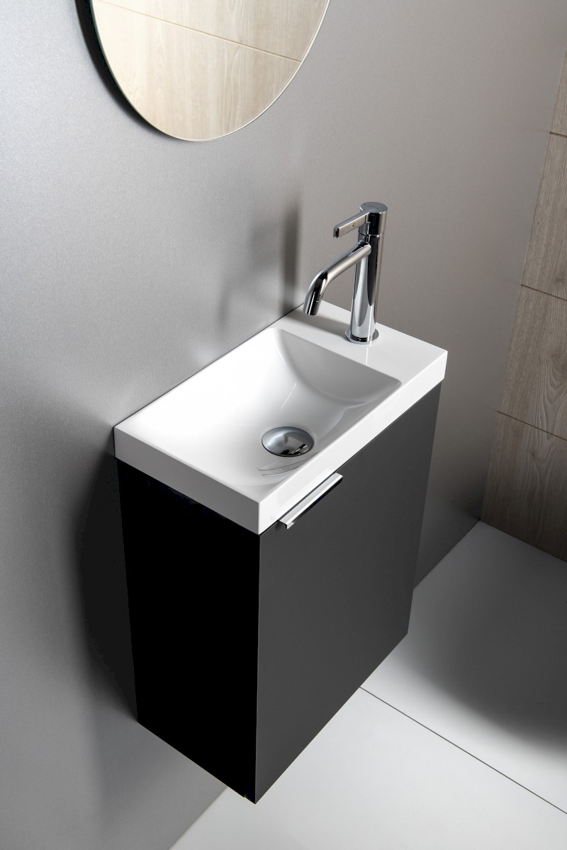 LATUS X umyvadlová skříňka 39,4x50x22cm, antracit matný LT110-3434