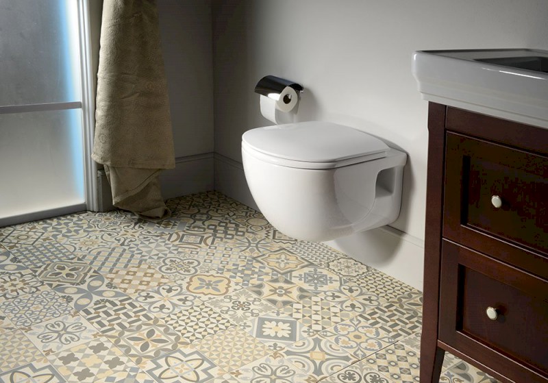 BRILLA CLEANWASH závěsná WC mísa s bidetovou sprškou, Rimless, 36,5x53cm, bílá 100612