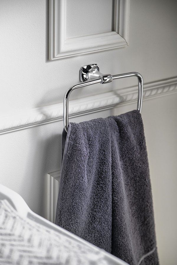 AIDA držák ručníků, chrom AI006