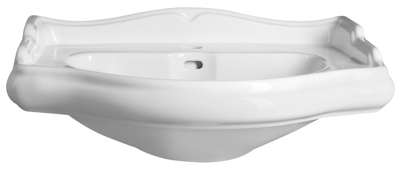 RETRO keramické umyvadlo 69x52cm, bílá 104601