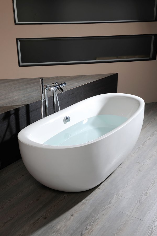 ZASU volně stojící vana 180x81x58cm, bílá 69611