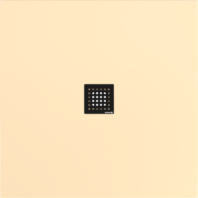 FLEXIA vanička z litého mramoru s možností úpravy rozměru, 100x100cm, béžová mat 71552.81