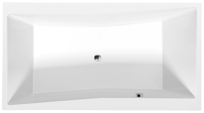QUEST SLIM obdélníková vana 180x100x49cm, bílá 78511S