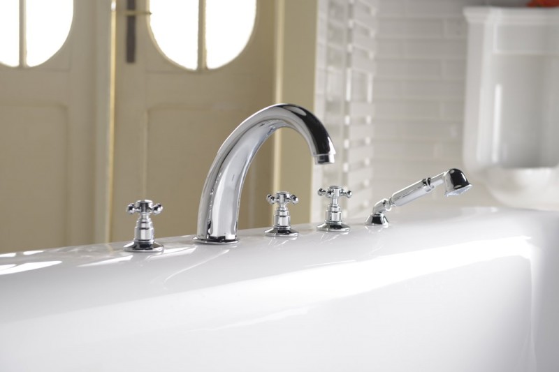 ANTEA pětiprvková baterie na okraj vany, chrom 3311