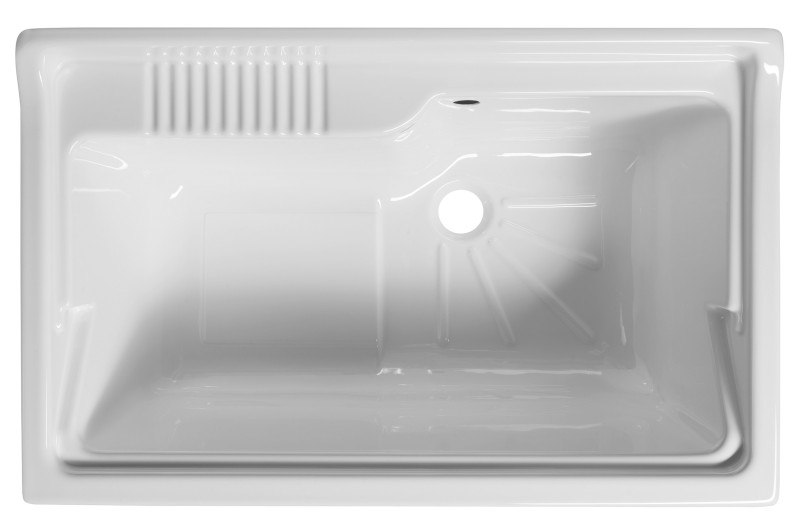 Výlevka na skříňku 80x50cm, plast bílá PI8050