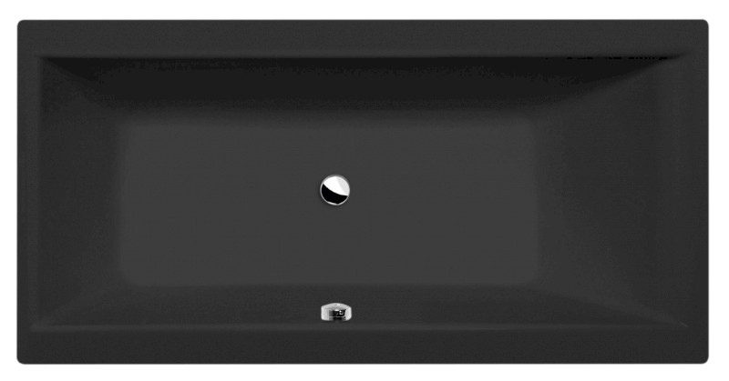 CLEO obdélníková vana 150x75x48cm, černá mat 27611.21