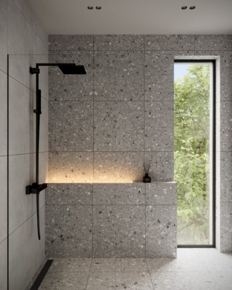 NIX nerezová sprchová kapsa, 100cm 72443