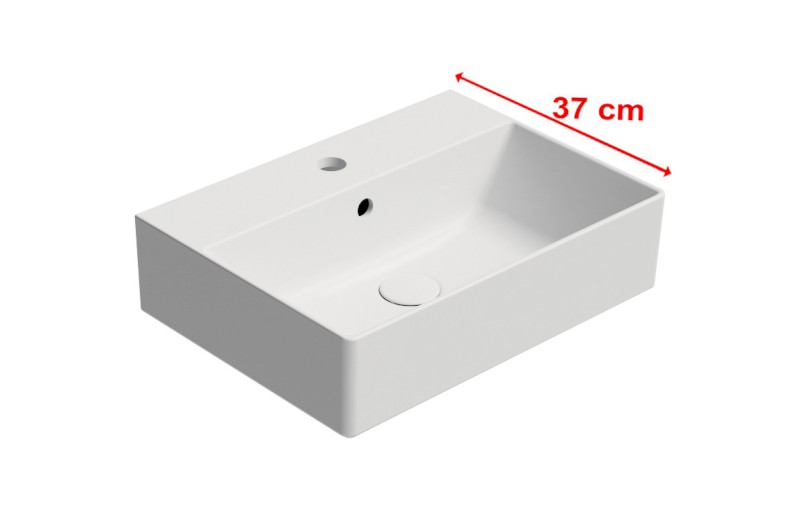 KUBE X keramické umyvadlo 50x37cm, bílá mat 9447109